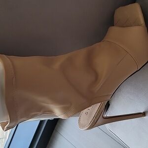 Simmi London Wide Fit Peep-Toe Bootie